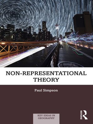 cover image of Non-representational Theory